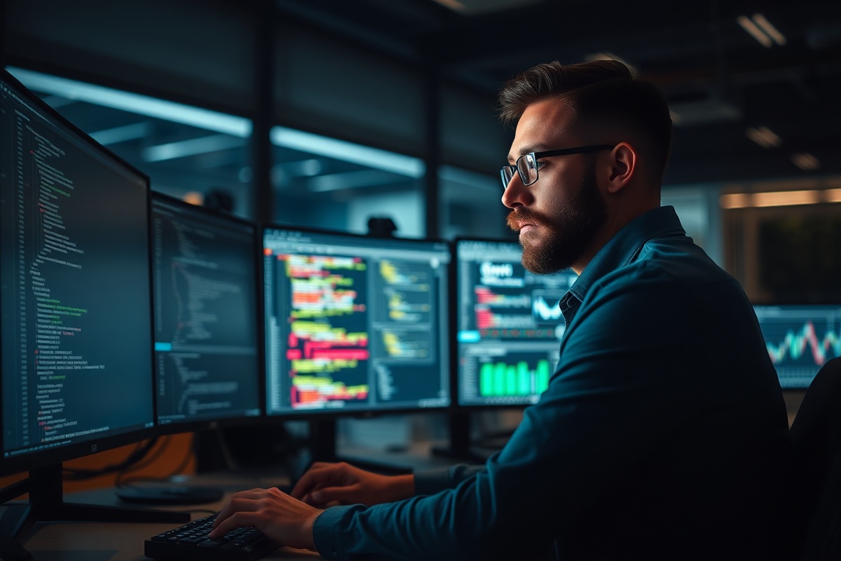 Разработчики NeoBank App анализируют потоки данных
